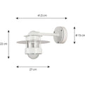 Thumbnail photo of Albertslund Outdoor Wall Lamp Short