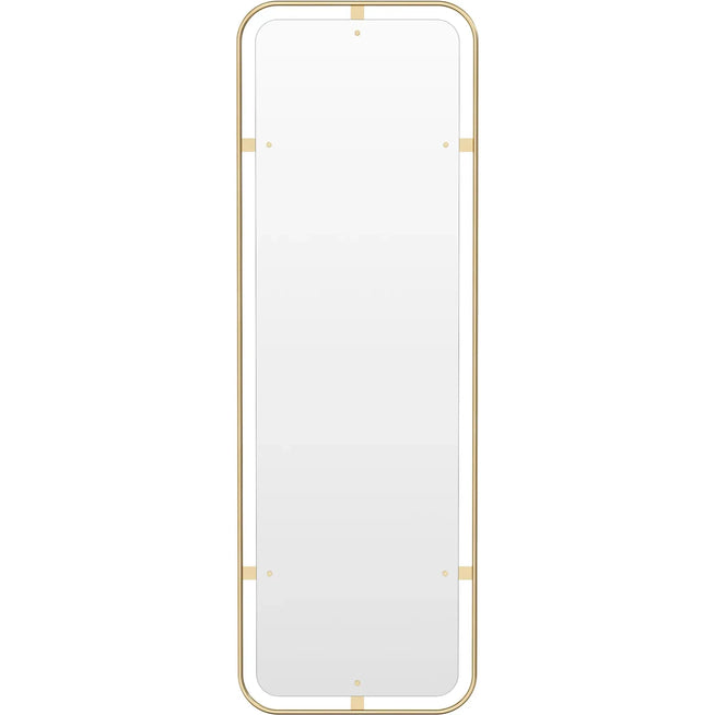 Photo of Nimbus Mirror Rectangular Polished Brass - Full-length Mirrors