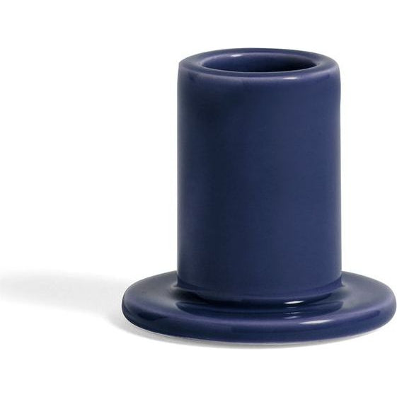Photo of Tube Candleholder Small Midnight Blue - Candlesticks & Candle Holders - Blue