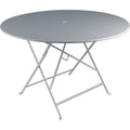 Thumbnail photo of Bistro Table Ø 117 cm, Storm Grey - Outdoor dining table - Grey - Metal