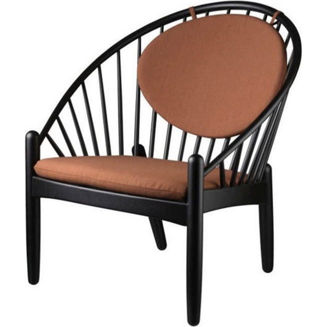 Photo of Poul M. Volther Armchair - J166 Jørna - Black/beige