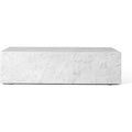 Thumbnail photo of Plinth Low White Marble - Soffbord - Norm Architects - Vit - Trä/sten