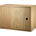 Thumbnail photo of String cabinet with door 58 x 30 x 42 cm, 1-p, oak - Storage cabinet - wood-coloured - mdf