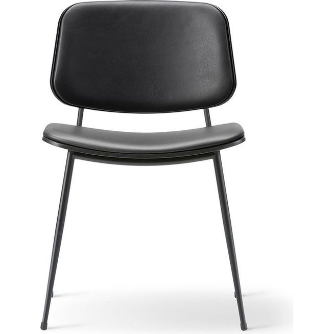 Photo of Søborg 3062 Metal Base Chair - Front Upholstered