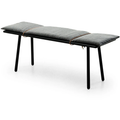 Thumbnail photo of Georg Bench Black lacquered - Benches - Christina Liljenberg Halstrøm - Leather/wood/wool