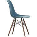 Eames Plastic Chair Dsw - 83 Sea Blue - Dark Maple - Matstolar - Charles & Ray Eames - Blå - Metall/trä/plast