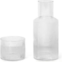 Ripple Carafe Set - H18 X Ø7,5 Cm