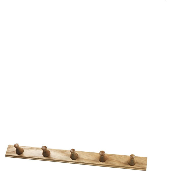 Photo of Q3 Allé Hook Rack With 5 Hooks Oak Nature Lacquered