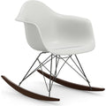 Eames Plastic Armchair Rar - 23 Ice Grey - Basic Dark Base - Dark Maple - Matstolar - Charles & Ray Eames - Grå - Metall/trä/plast