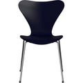 Thumbnail photo of Sjuan 3107 Midnight Blue Lacquered/chrome - Dining chairs - Arne Jacobsen - Blue - Metal/wood