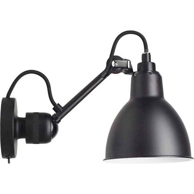 Photo of No. 304 L40 Wall Lamp From Lamp Gras (Black Frame, Yellow)