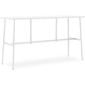Union Bar Table - Højbord - Hvid - H105,5 - L: 190 X D: