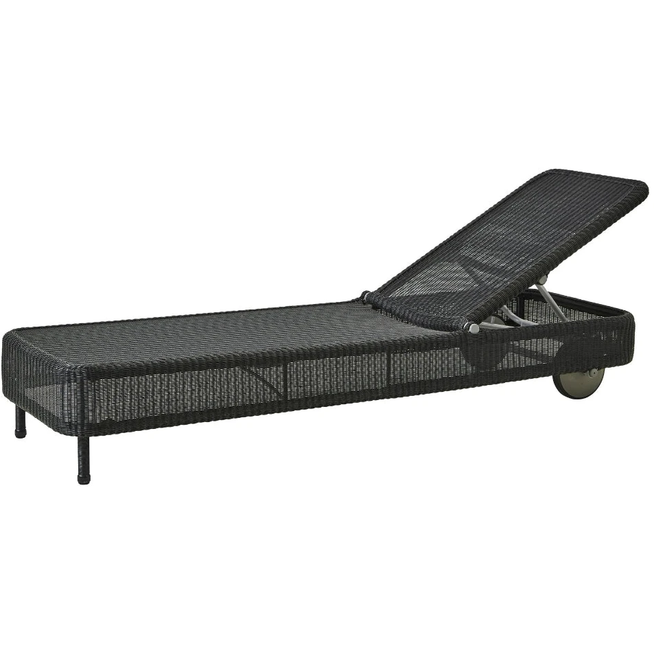 Photo of Presley Sun Lounger - Black, without cushion(s)