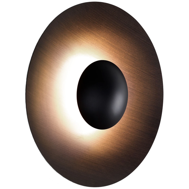 Photo of Ginger 60 C - Wenge, Wenge - Wall lamps - Joan Gaspar - Wood-coloured