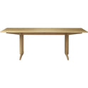 C64 Shaker Dining Table 90x220 Cm Oak Nature