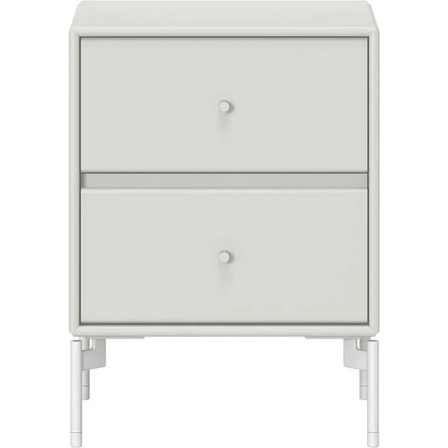 Photo of Drift Drawer Module - Nordic / Snow Legs - Bedside Table - Peter J. Lassen - Grey - Mdf
