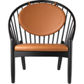 Thumbnail photo of Poul M. Volther Armchair - J166 Jørna - Black/beige