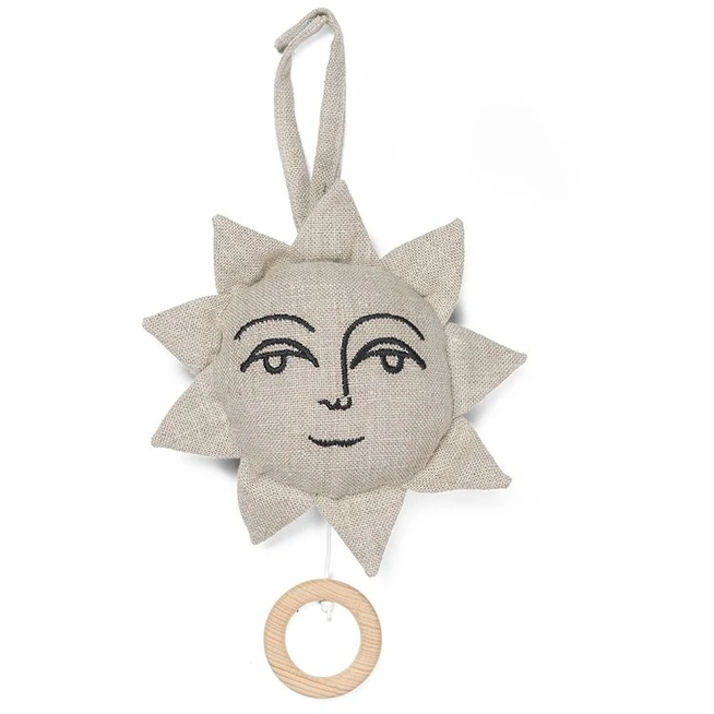 Photo of Sun Music Mobile - Legetøj - Natural - B18 X H30 X D2 Cm