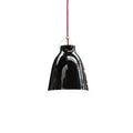 Thumbnail photo of Caravaggio 2 Pendant Black Smooth-red Textile Cord
