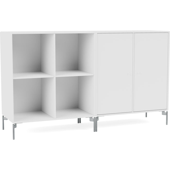 Photo of Pair Classic Sideboard - Matt Chrome Legs