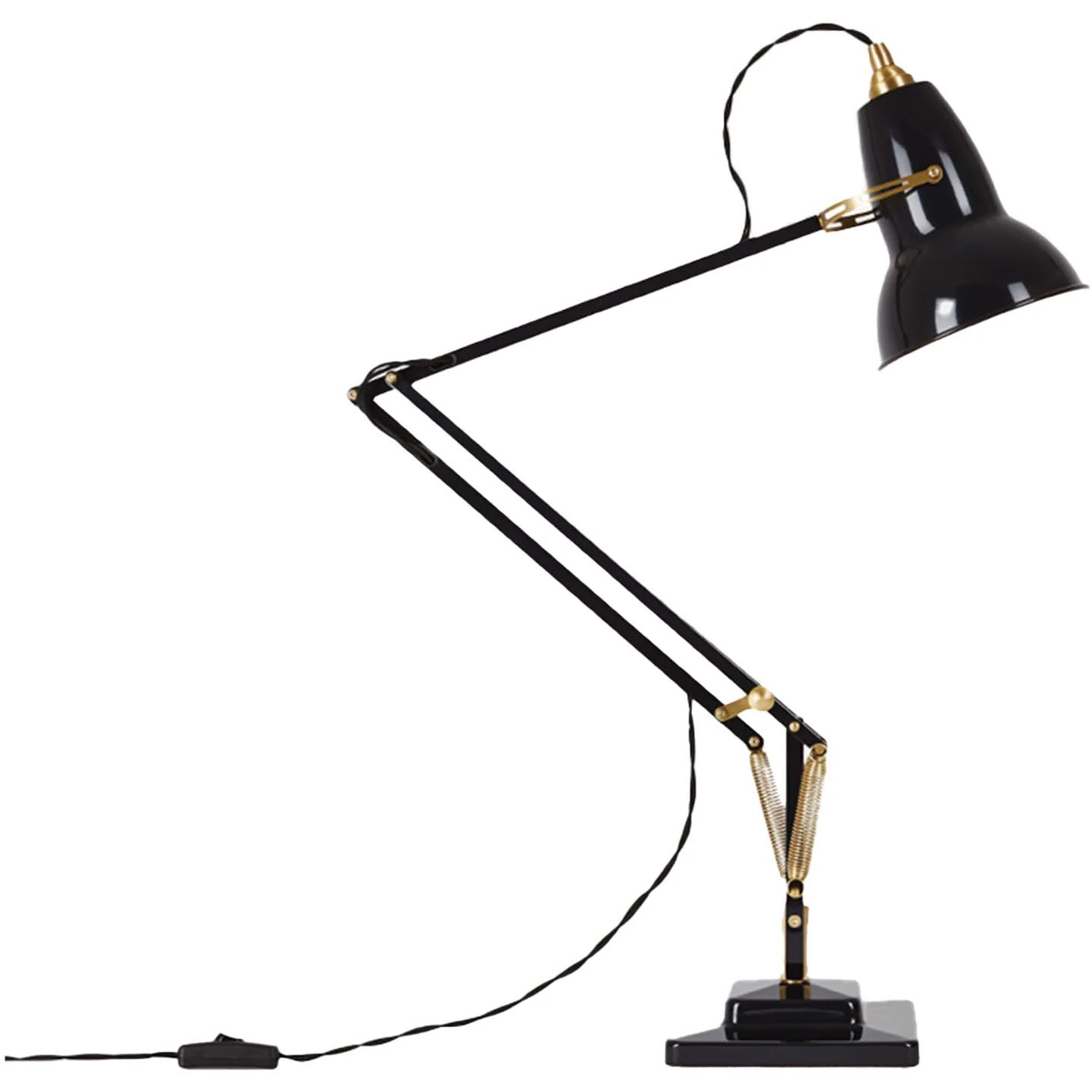 Original 1227 Brass Desk Lamp Jet Black - Table Lamps - George Carwardine - Black