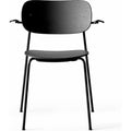 Thumbnail photo of Co Chair Armrest Black Steel Base, Black Oak Seat - Matstolar - Norm Architects - Svart - Metall/trä