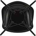 Eames Plastic Armchair Daw - 12 Deep Black - Black Maple - Matstolar - Charles & Ray Eames - Svart - Metall/trä/plast