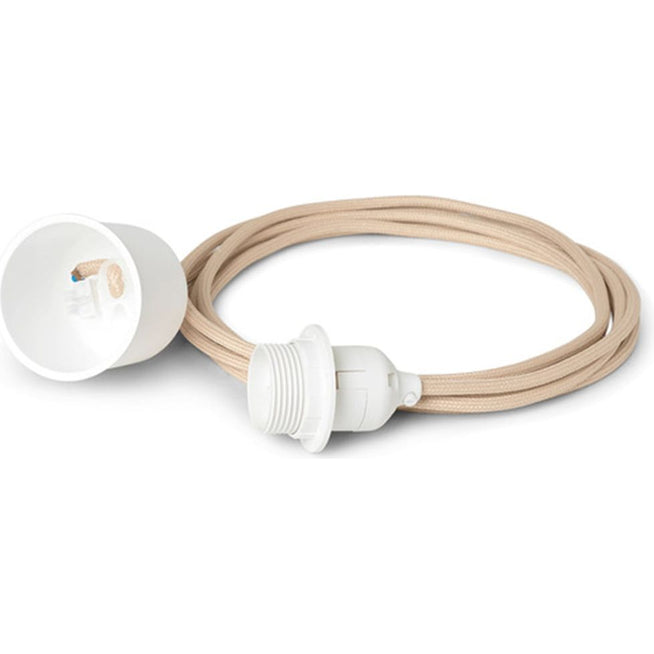 Photo of Fabric Cord Set - Ledning - Pendant - Sand