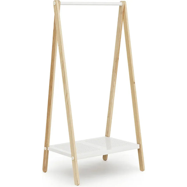 Photo of Clothes Rack - Small - White - 160 x 74 x 59.9 cm