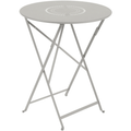 Thumbnail photo of Floréal Table 60 cm Clay Grey A5 - Outdoor Dining Table - Green,Grey - Metal