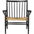 Thumbnail photo of J82 Armchair Beech Black Painted-nature