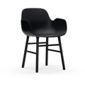 Thumbnail photo of Form Armchair Wood - Spisebordsstol - Black Oak / 2