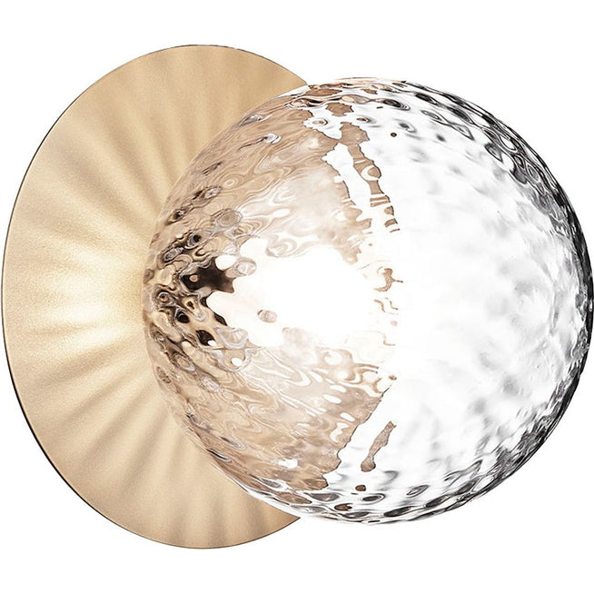 Photo of Liila 1 Nordic Gold/Optical Clear - Vägglampor - Sofie Refer - Guld