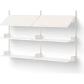 Thumbnail photo of New Works Office Shelf - Hylde - White / White - H94 X W163.5 X D30.5 Cm