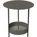 Salsa Pedestal Table, Liquorice - Small Tables & Side Tables Outdoor - Goula / Figuera - Black - Metal