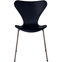 3107 Seven, coloured box, Venetian Red, Underframe Brown Bronze - Dining chairs - Arne Jacobsen - Red - Metal/wood
