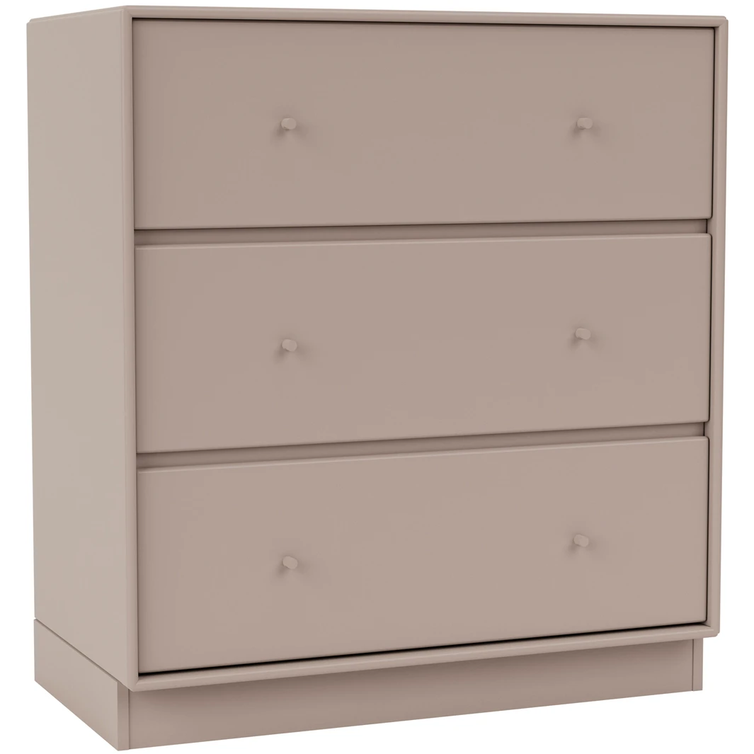 Carry Dresser, Plinth H7 Cm - Mushroom - Byråer - Peter J. Lassen - Beige - Trä