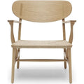 Thumbnail photo of Carl Hansen - Ch22,soaped Oak, Natural Braided Paper Cord - Armchairs - Hans J. Wegner - Wood-coloured - Natural materials/wood