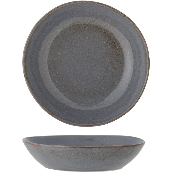 Photo of Sandrine Deep Plates Grey Set of 6 Pieces