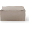 Thumbnail photo of Catena Pouf Square - Cotton Linen - Natural