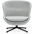 Thumbnail photo of Hyg Lounge Chair By Simon Legald / Low - Lænestol - Synergy / Sort Aluminium Drejestel - H: 84,5 X L: 83 X D: 80 X Sh: 40 Cm - 18,8 Kg
