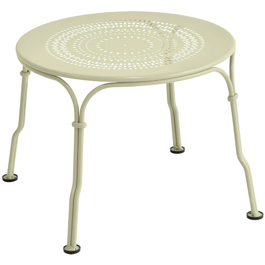 1900 Low Table Willow Green 65 - Small Tables & Side Tables Outdoor - Green - Metal