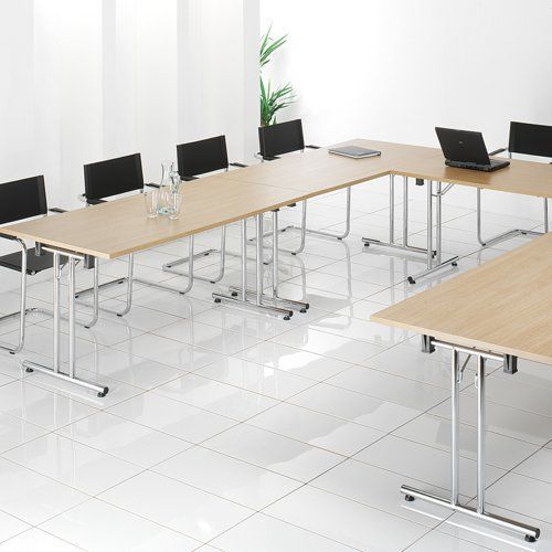 Straight Leg Folding Table