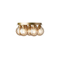 Thumbnail photo of Apiales 7 Ceiling Lamp Brushed Brass/optic Gold