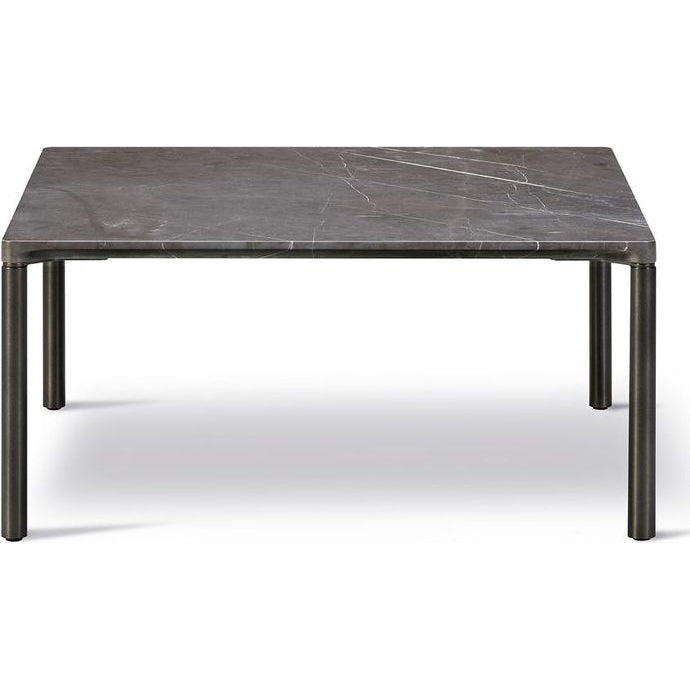 Photo of Piloti Stone Table 6750 By Hugo Passos - Sofabord - Grey Pietra (kendzo) Marble - W75 X D75 X H35 Cm