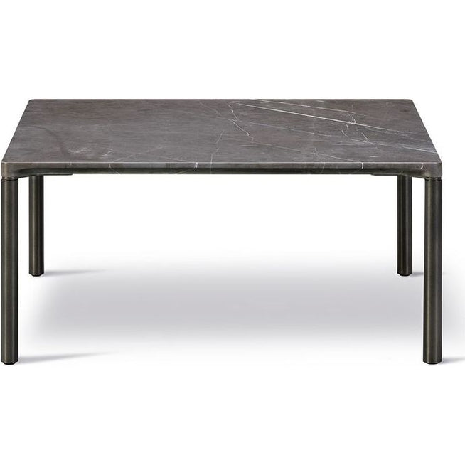 Photo of Piloti Stone Table 6750 By Hugo Passos - Sofabord - Grey Pietra (kendzo) Marble - W75 X D75 X H35 Cm