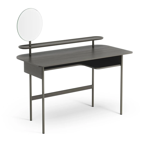 Photo of Luna Desk With Shelf And Mirror Oak