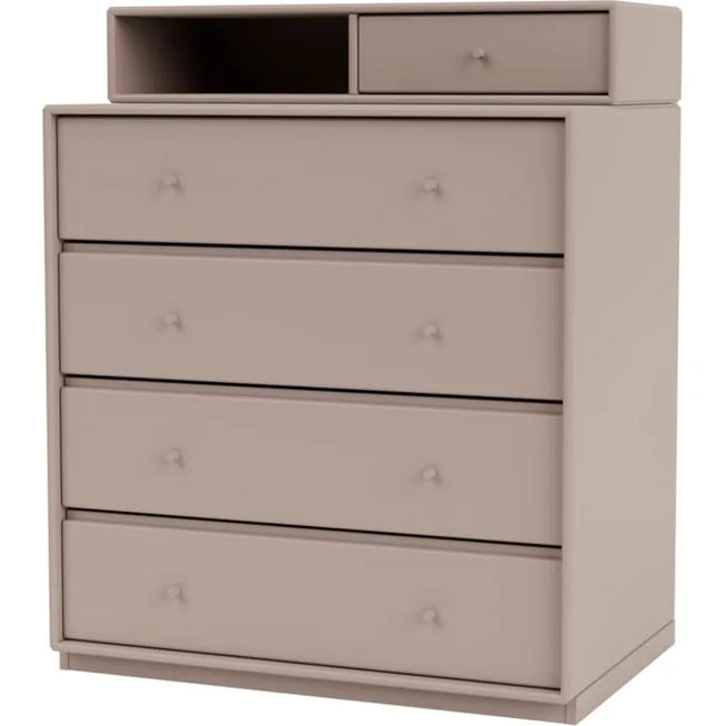 Photo of Keep Chest Of Drawers - Plinth H3 Cm - Mushroom - Beige - Wood