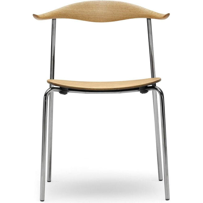 Photo of Ch88t Chair White Oiled Oak-Stainless Steel