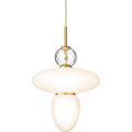 Thumbnail photo of Rizzatto 43 Pendant Opal/Satin Brass